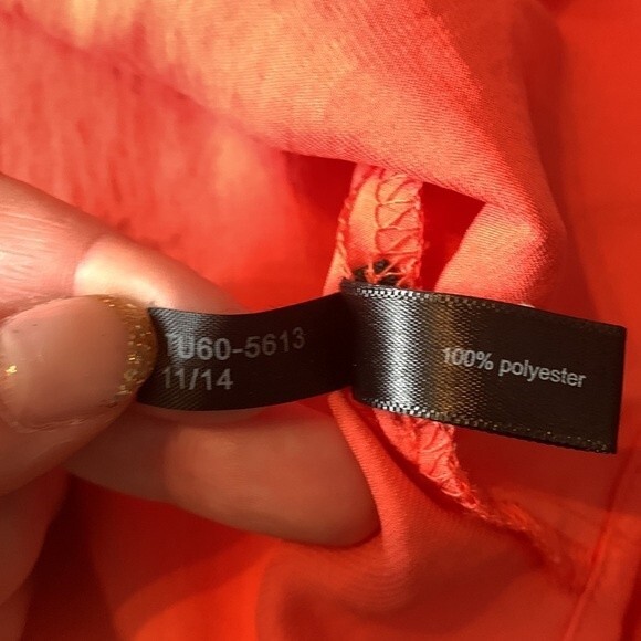 The Limited Long Sleeve Coral Pink Button Blouse Size XS - Picture 6 of 7